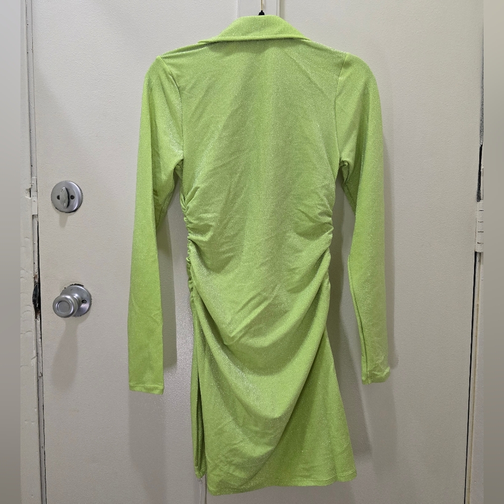 Good American Light Green Long Sleeve Dress - Picture 8 of 9
